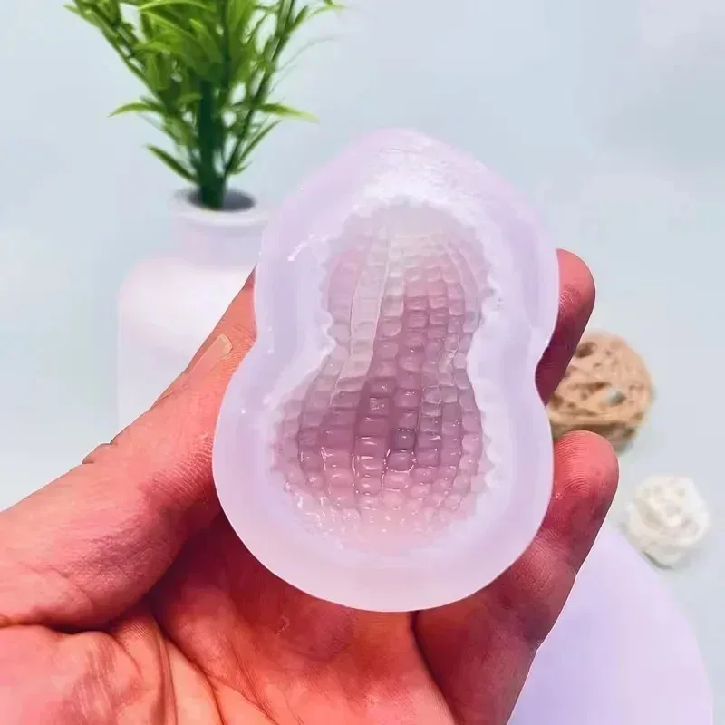 Candle Mold Silicone - 3 Buah Cetakan Silikon Kacang Simulasi