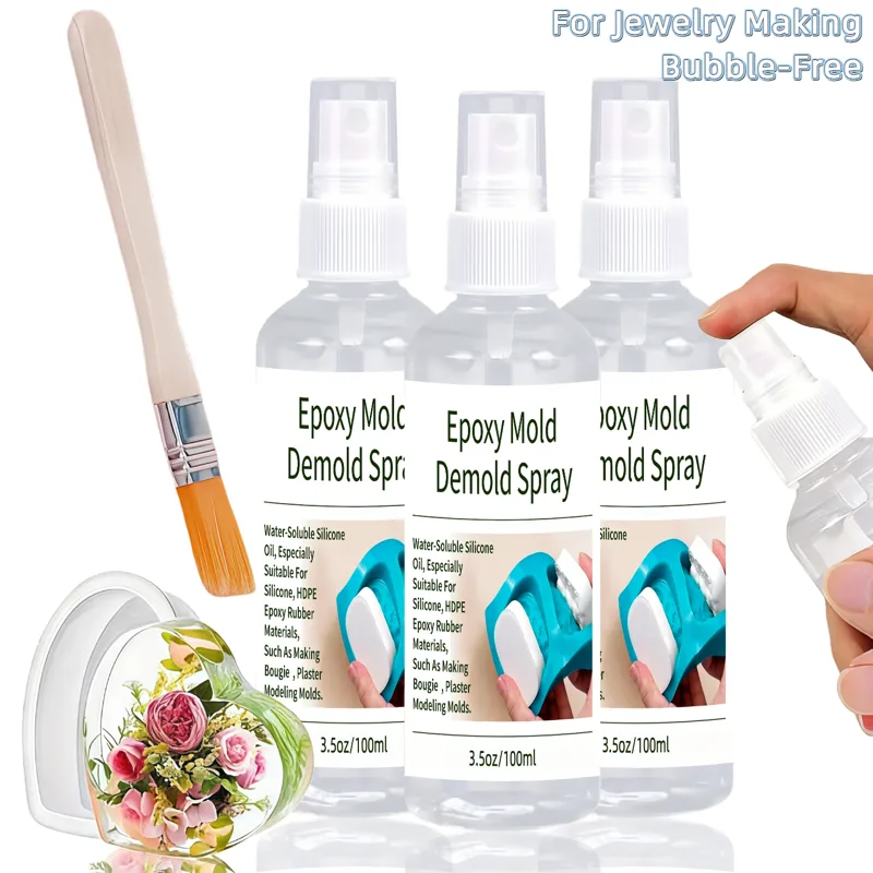 Candle Mold Silicone - Semprotan Pelepas Cetakan Epoxy, Semprotan Pelepas