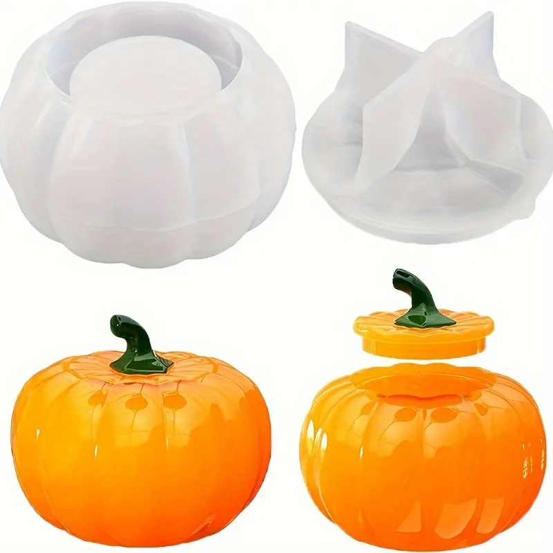 Candle Mold Silicone - 2 buah stoples labu cetakan silikon