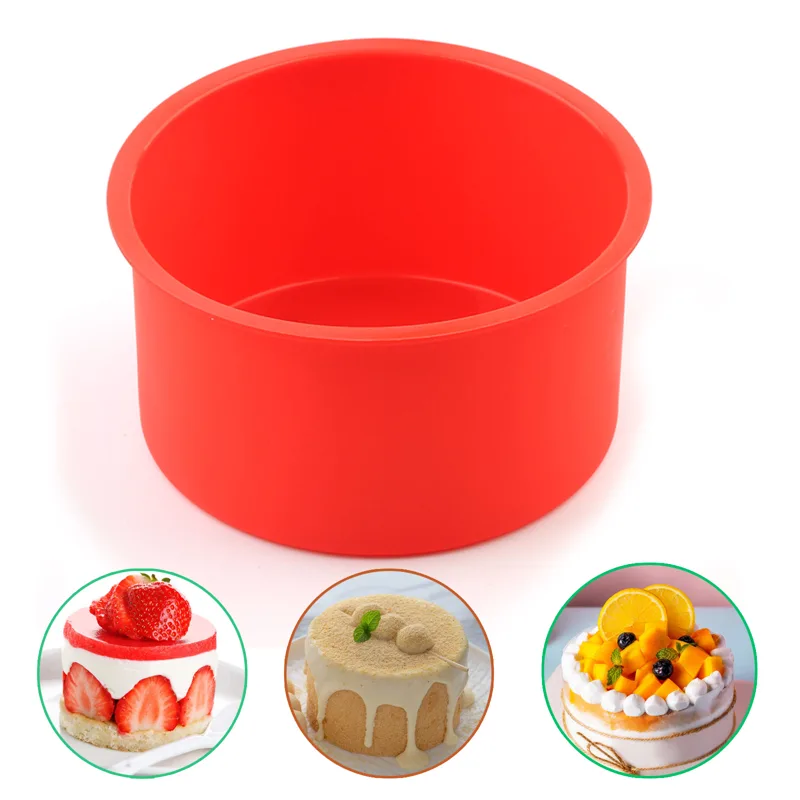 Candle Mold Silicone - 1 Buah Cetakan Kue Silikon Bulat