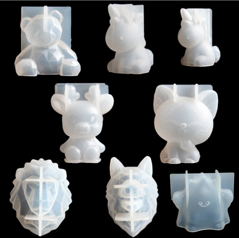 Candle Mold Silicone - Transparan Unicorn Silikon Epoxy Resin Cetakan