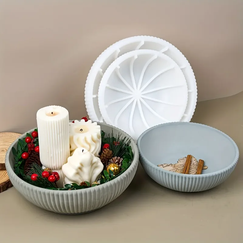 Candle Mold Silicone - 1 Cincin Cetakan Silikon untuk Epoksi,