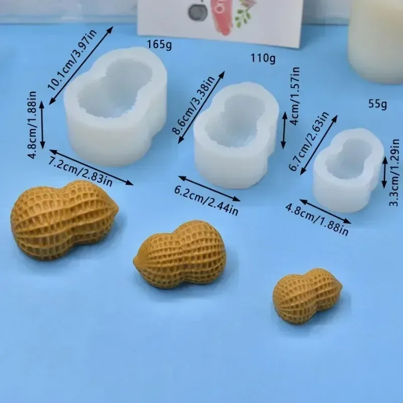 3 Buah Cetakan Silikon Kacang  - Candle Mold Silicone ulasan dan harga