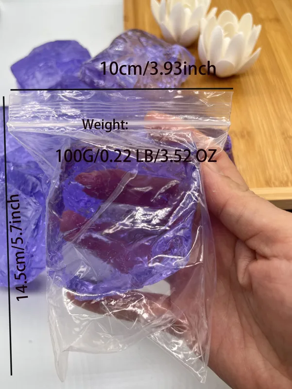 100G Lilin Jelly Ungu Grosir L - Candle Making Material Wholesale ulasan dan harga