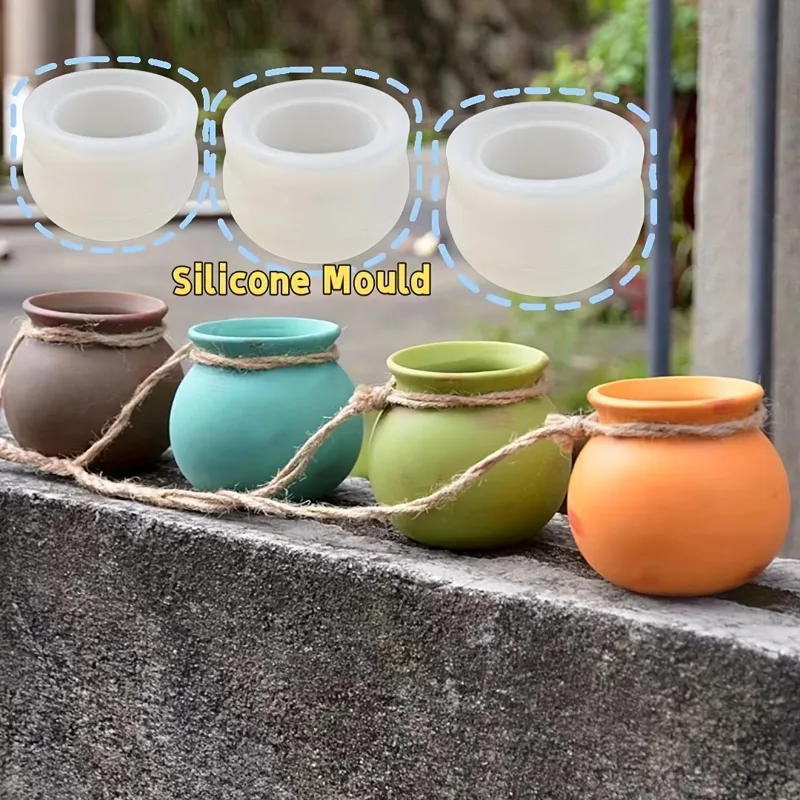 Cetakan Pot Bunga Silikon, Cet - Candle Mold Silicone ulasan dan harga