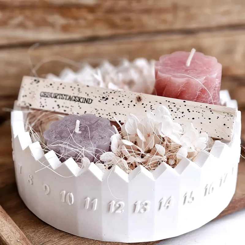 1 set Cetakan Silikon Kalender - Candle Mold Silicone ulasan dan harga