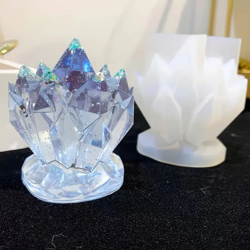 1 buah kumpulan kristal cetaka - Candle Mold Silicone ulasan dan harga