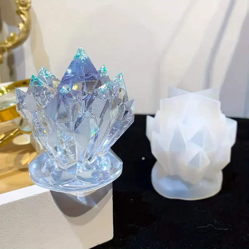 1 buah kumpulan kristal cetaka - Candle Mold Silicone ulasan dan harga