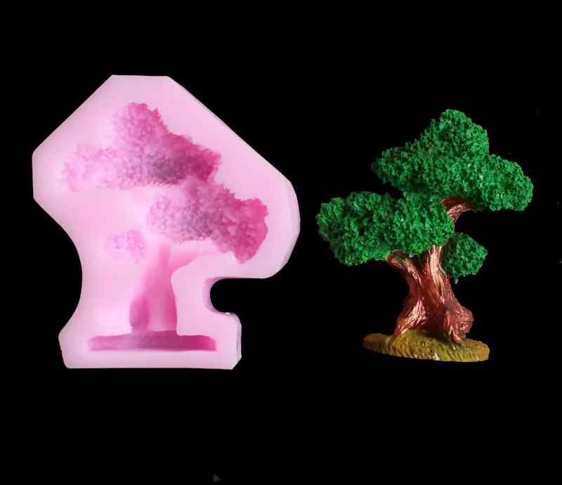Pine tree silica gel cetakan D - Candle Mold Silicone ulasan dan harga