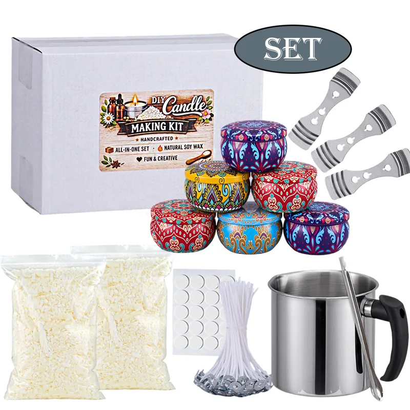 Kit Lilin Kedelai 304 Cawan Pe - Candle Making Material Wholesale ulasan dan harga