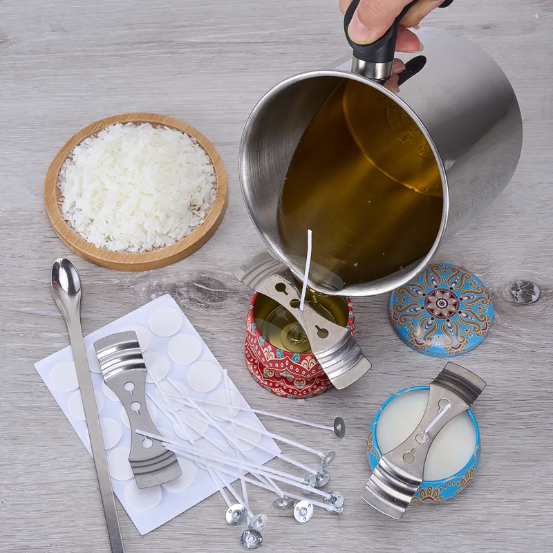 Kit Lilin Kedelai 304 Cawan Pe - Candle Making Material Wholesale ulasan dan harga