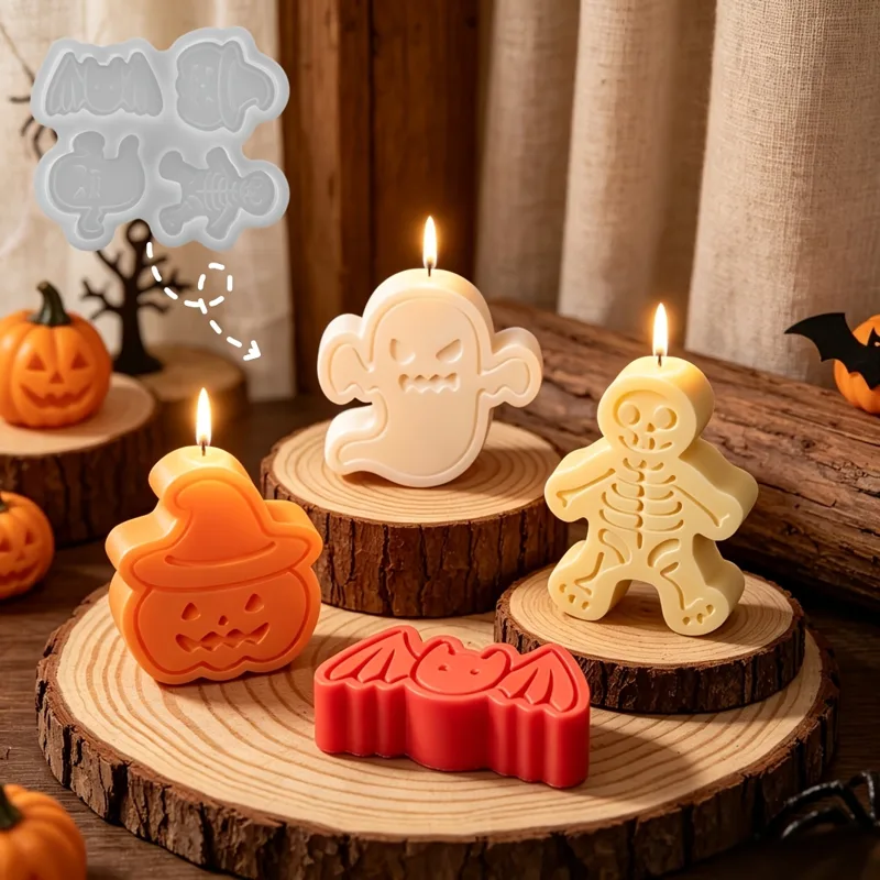 Set cetakan resin silikon 4 ro - Candle Mold Silicone ulasan dan harga