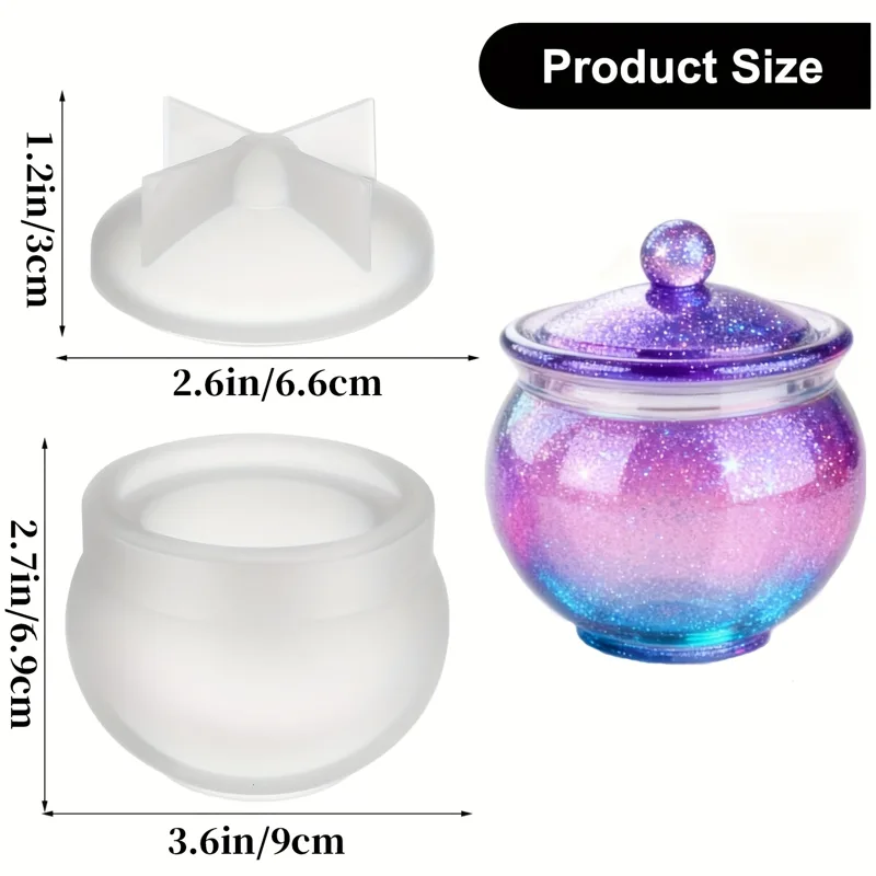 1 set cetakan resin bulat deng - Candle Mold Silicone ulasan dan harga